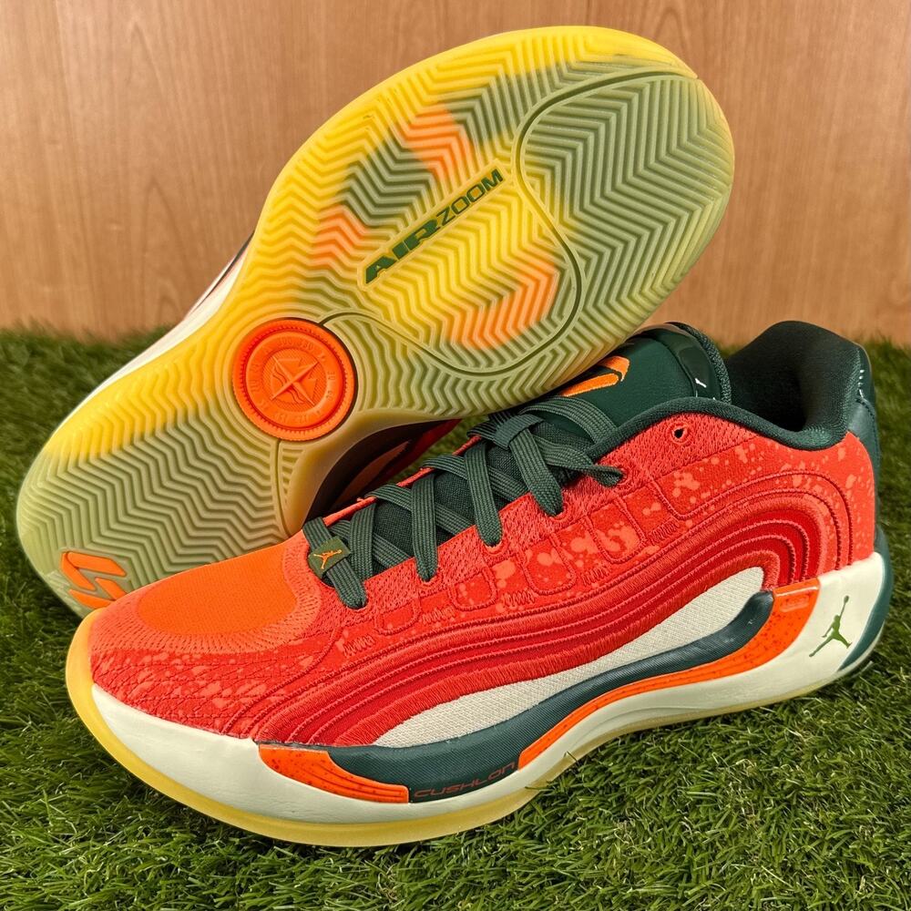 Jordan Luka 4 Gone Camping Basketball Shoes IB7903-300 Green Orange Men’s 9.5